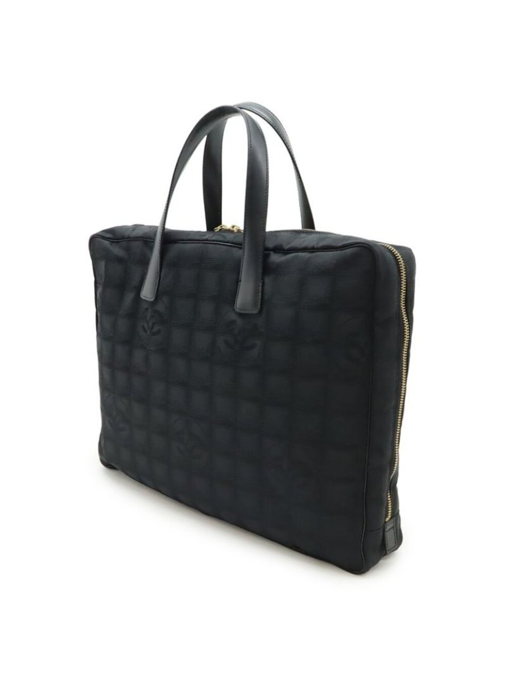 Chanel New Travel Line Business Bag Briefcase Document Purse Computer Case - Picture 2 of 7